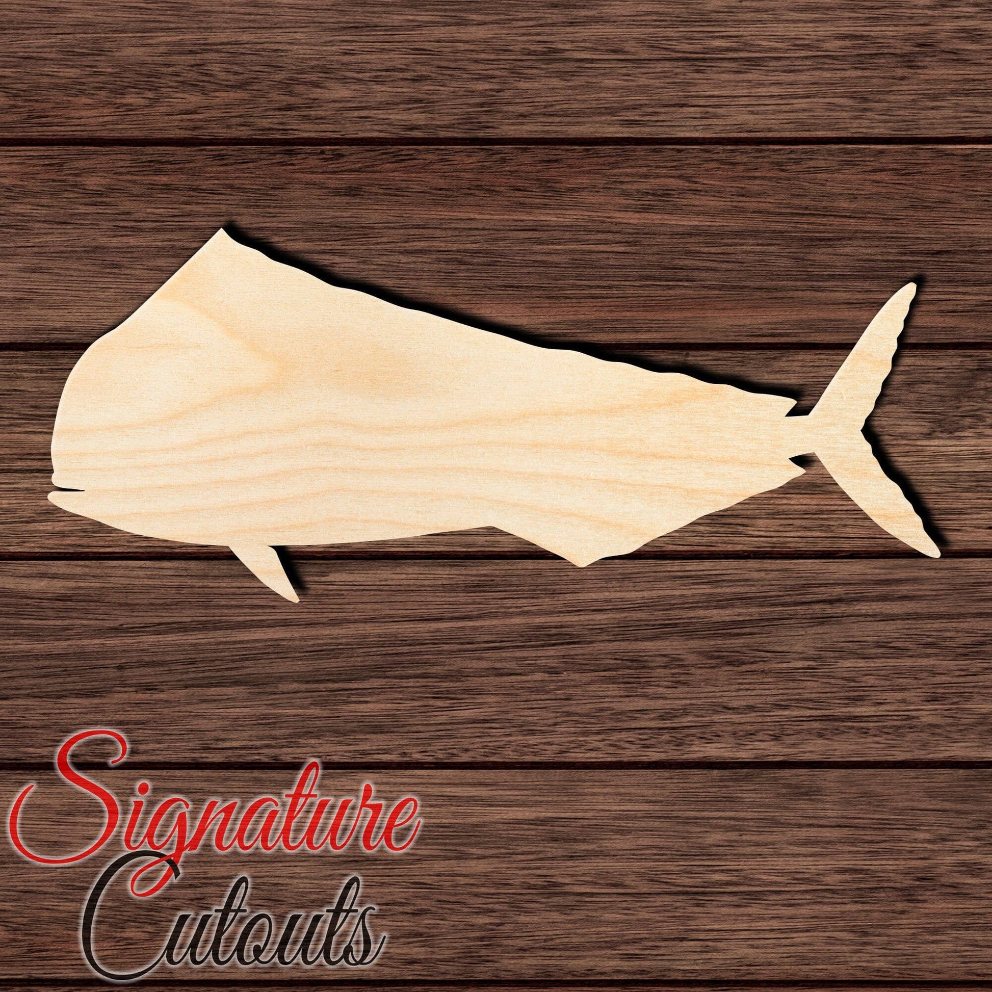 Mahi Mahi 002 Shape Cutout Craft Shapes & Bases Signature Cutouts 