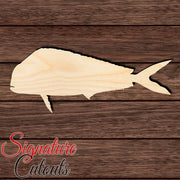 Mahi Mahi 004 Shape Cutout Craft Shapes & Bases Signature Cutouts 