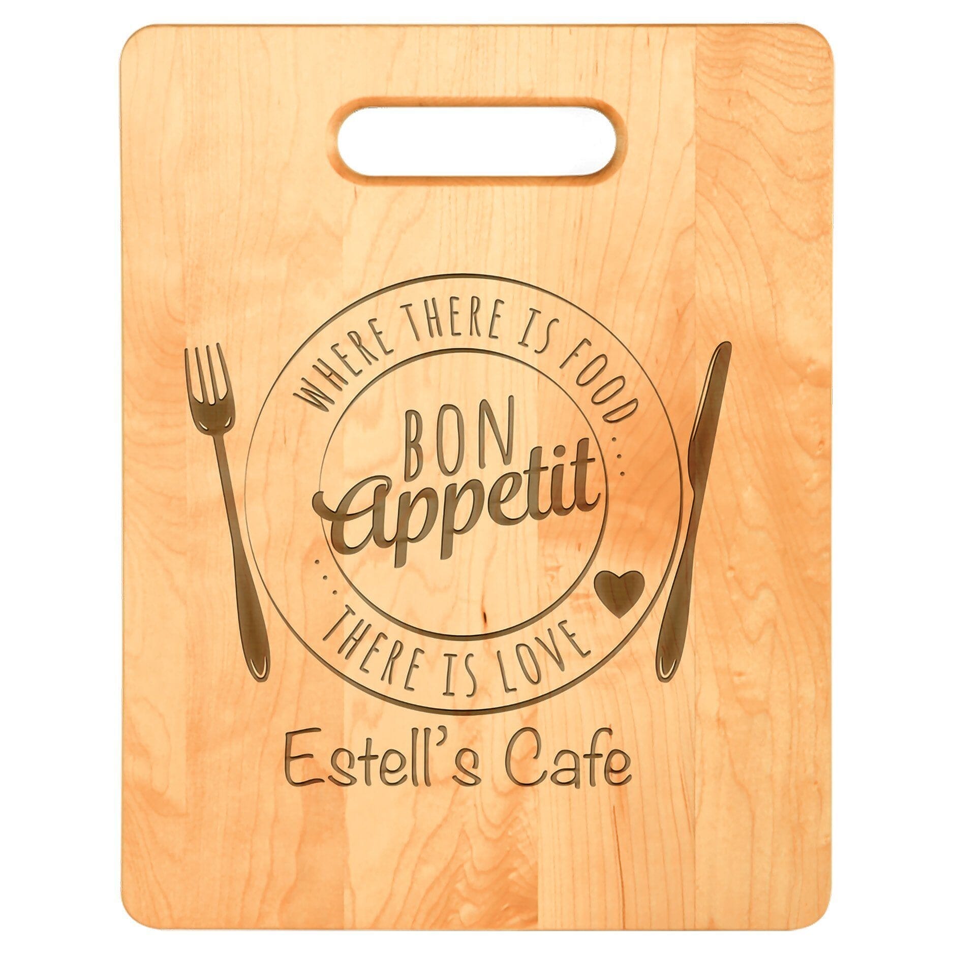 Maple Cutting Board, 11-1/2" x 8-3/4" Signature Custom Works 