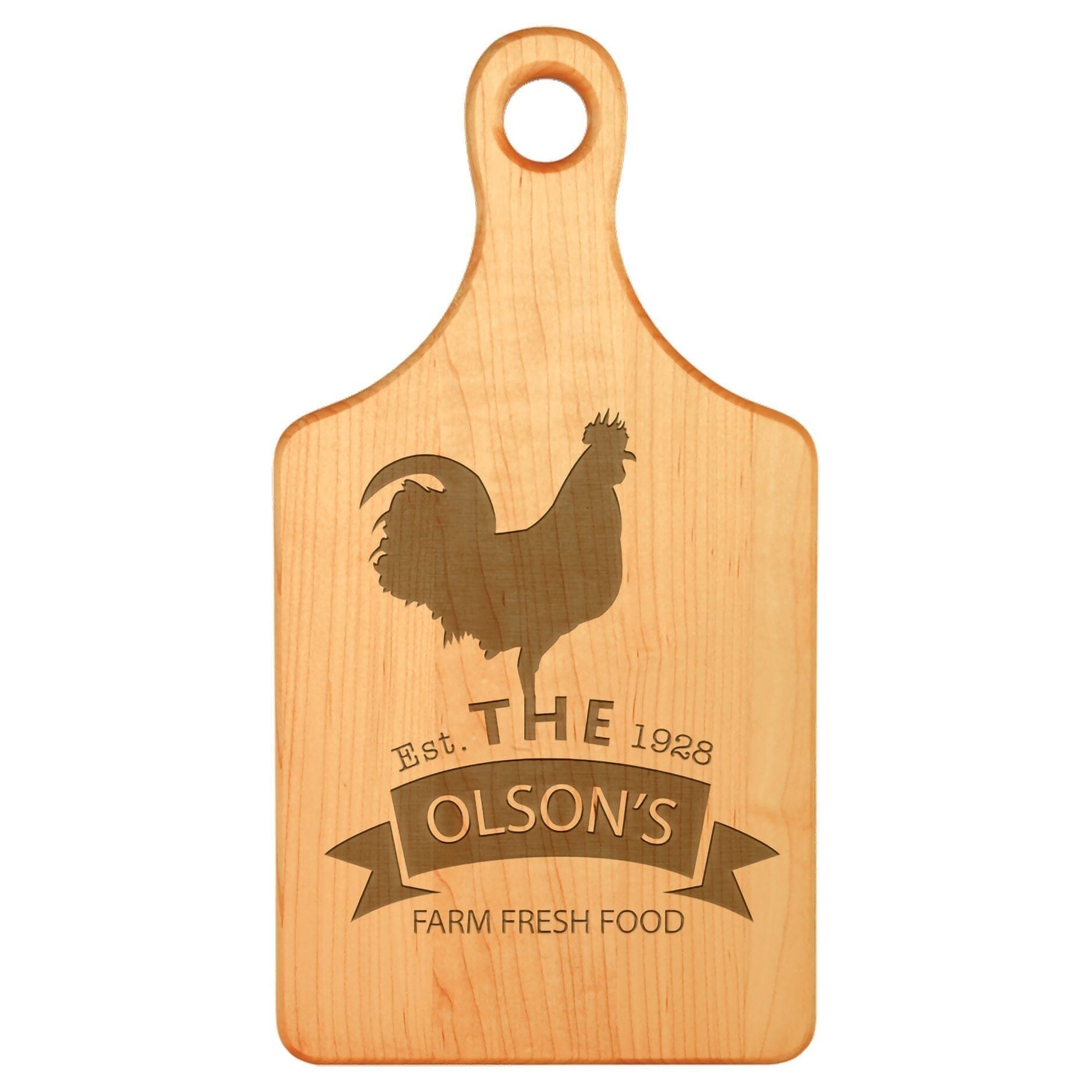 Maple Cutting Board, 13-1/2" x 7" Signature Custom Works 