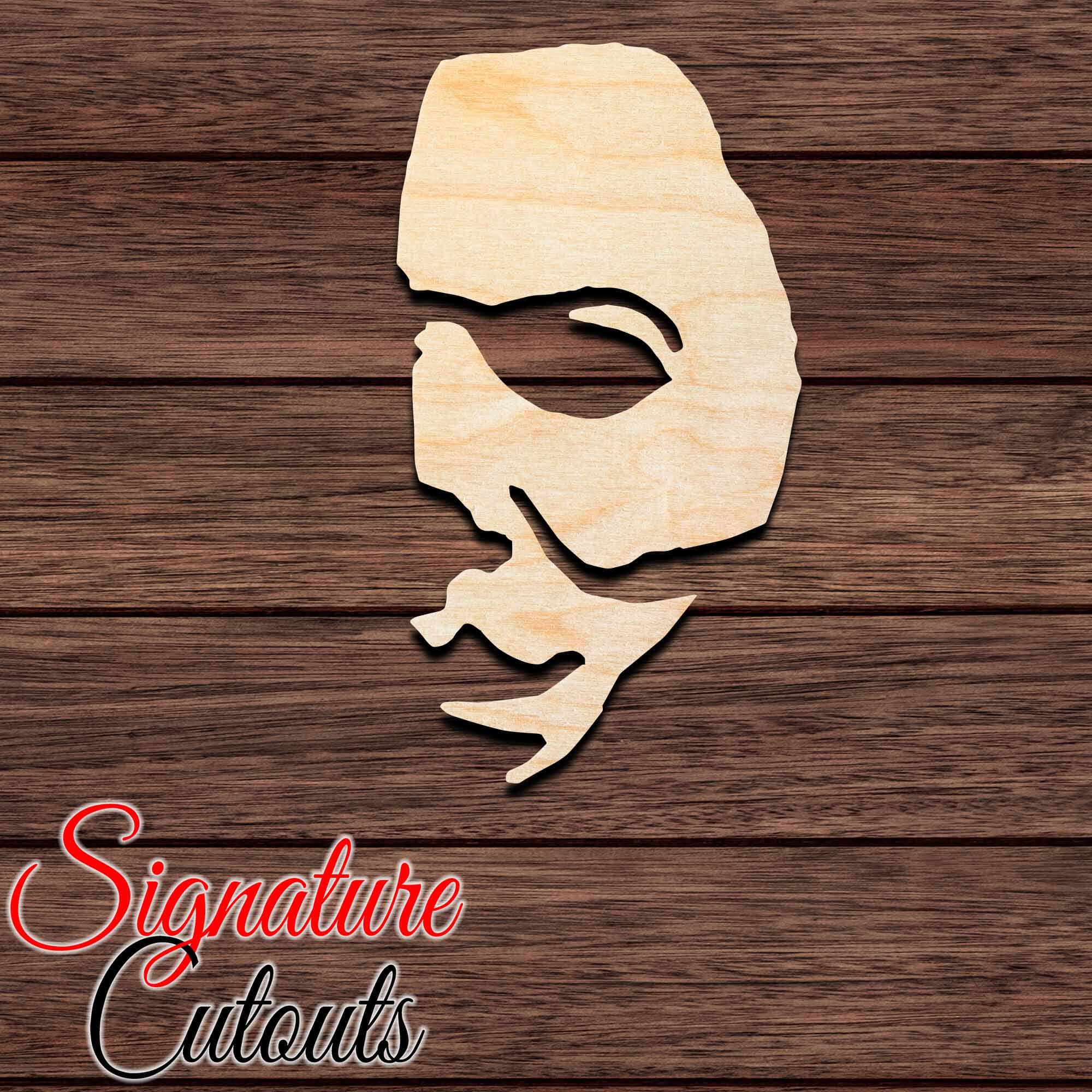Michael Myers Half Face Shape Cutout Craft Shapes & Bases Signature Cutouts 