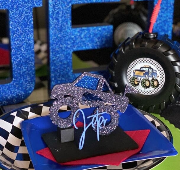 Monster Truck 003 Shape Cutout Craft Shapes & Bases Signature Cutouts 