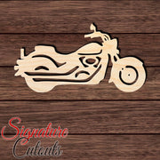 Motorcycle 005 Shape Cutout Craft Shapes & Bases Signature Cutouts 