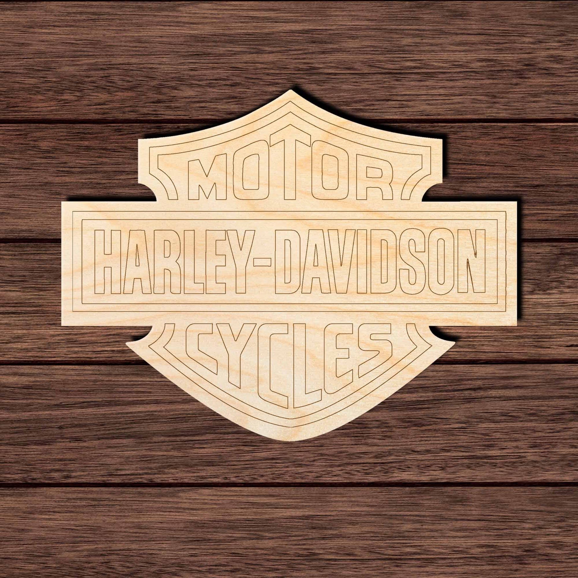 Motorcycle 006 Wooden Craft Paint by Line Craft Shapes & Bases Signature Cutouts 