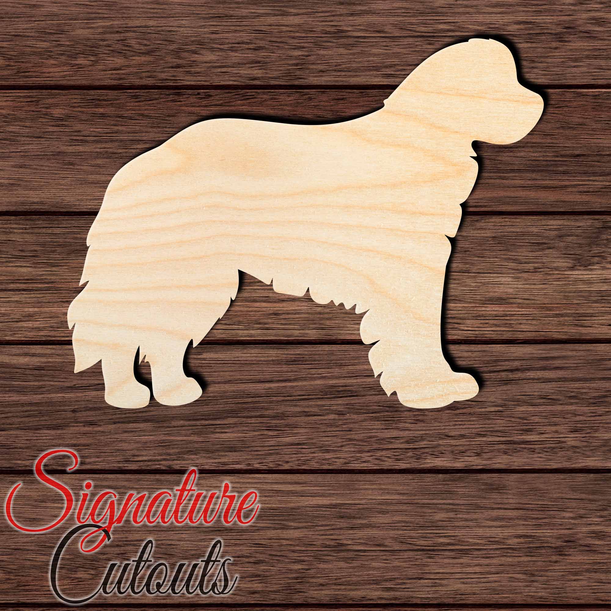 Newfoundland 006 Shape Cutout in Wood Craft Shapes & Bases Signature Cutouts 