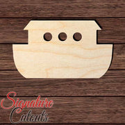 Noah Ark 001 Shape Cutout in Wood Craft Shapes & Bases Signature Cutouts 