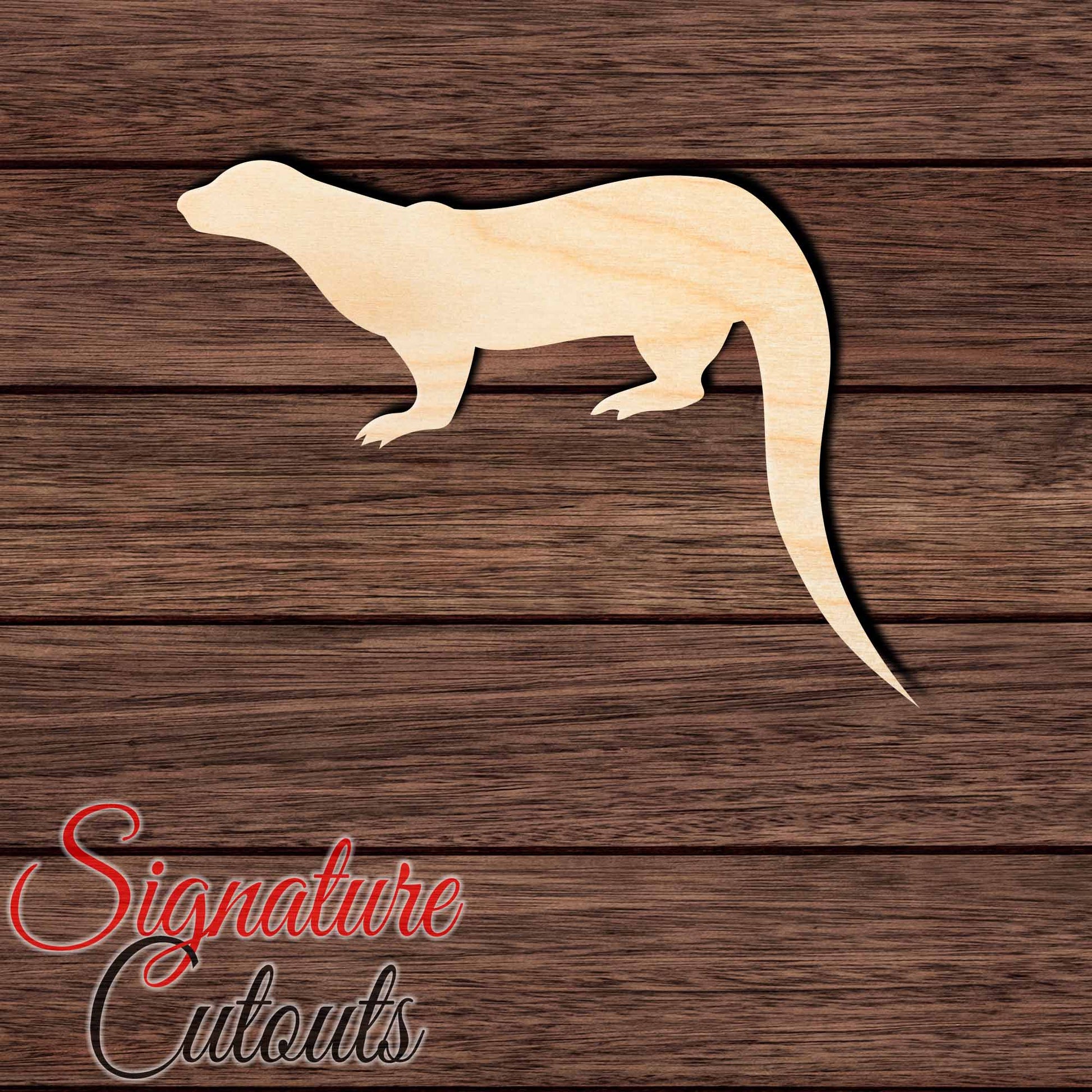 Otter 002 Shape Cutout Craft Shapes & Bases Signature Cutouts 