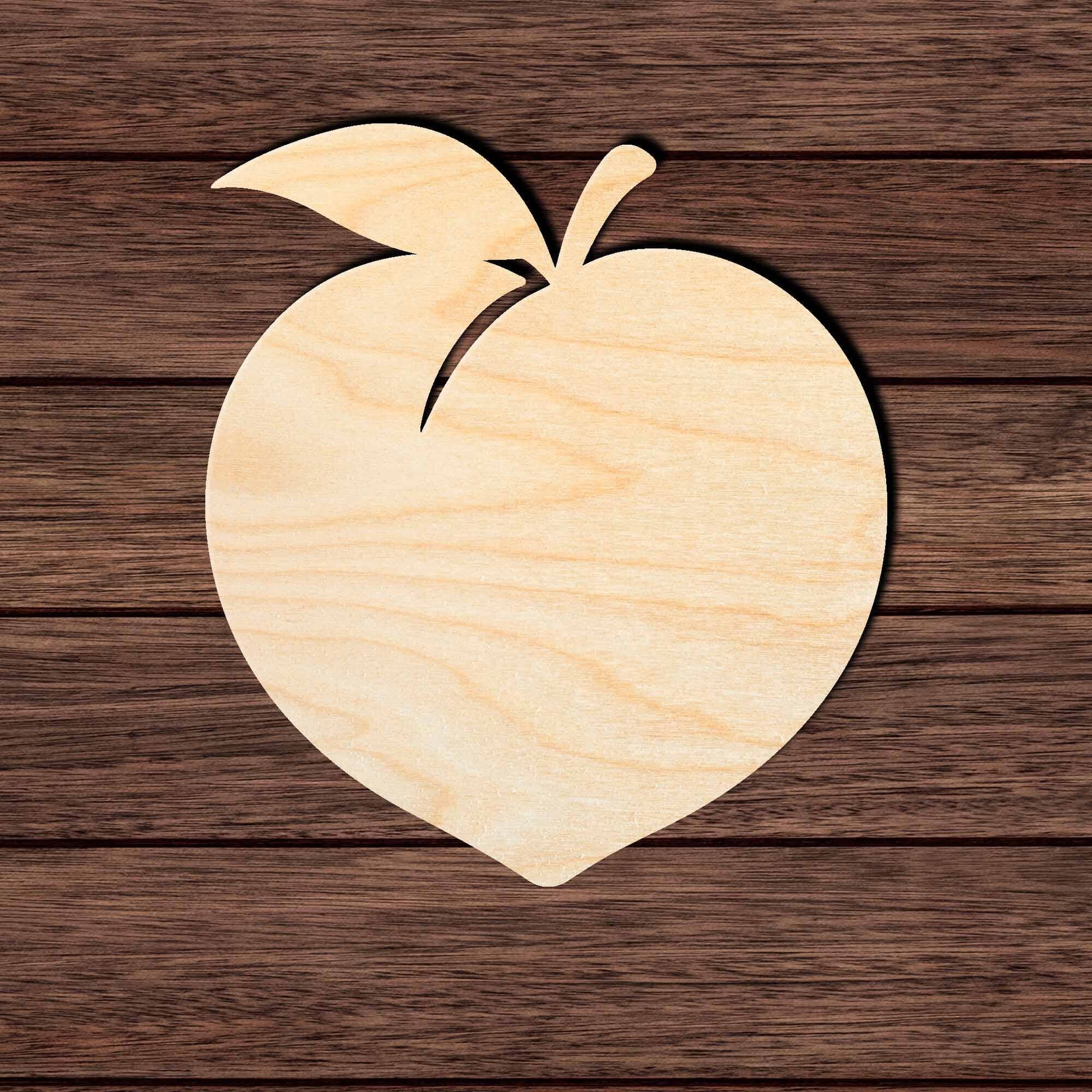 Peach 001 Shape Cutout Craft Shapes & Bases Signature Cutouts 