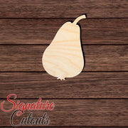 Pear Shape Cutout in Wood Craft Shapes & Bases Signature Cutouts 
