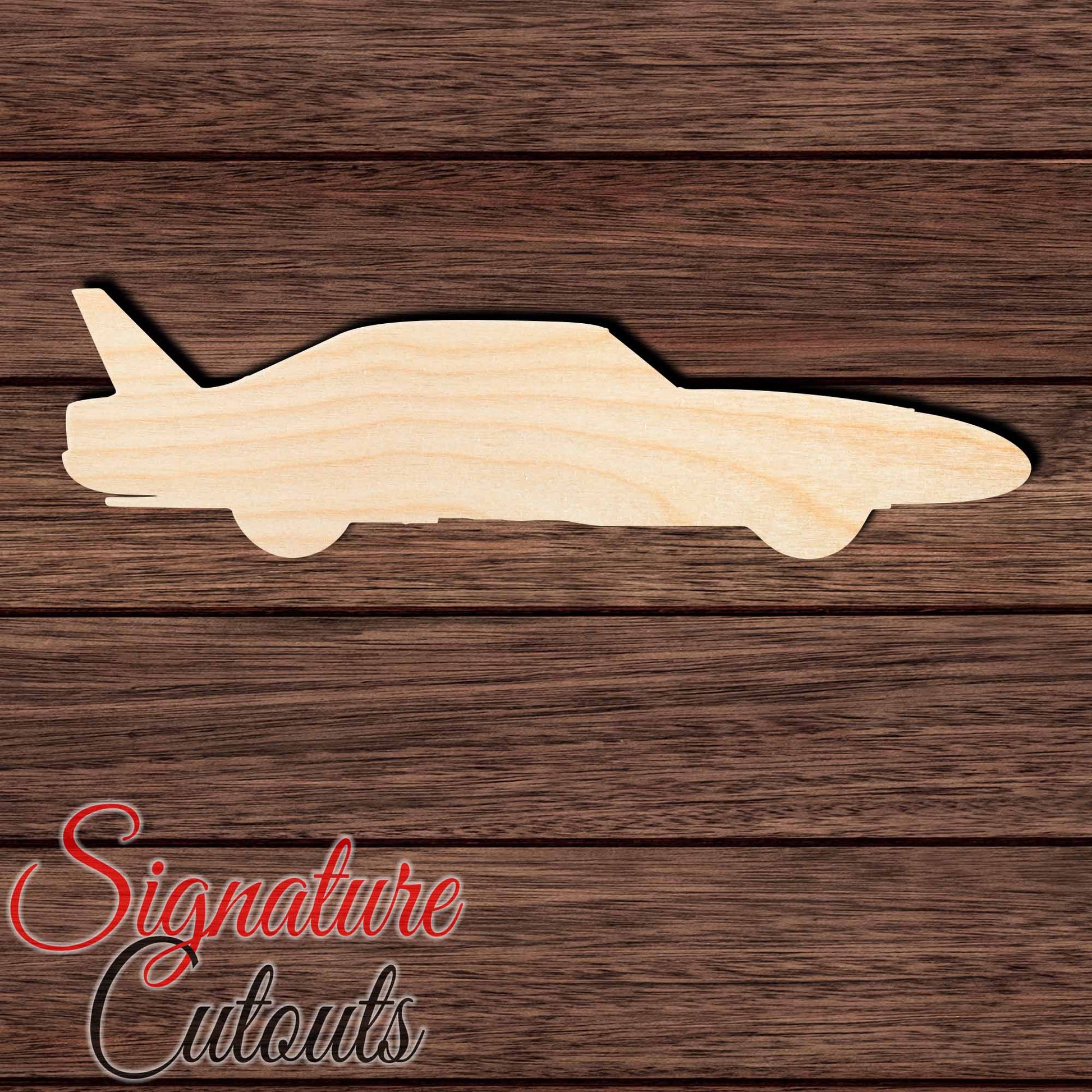 Plymouth Superbird Shape Cutout in Wood Craft Shapes & Bases Signature Cutouts 
