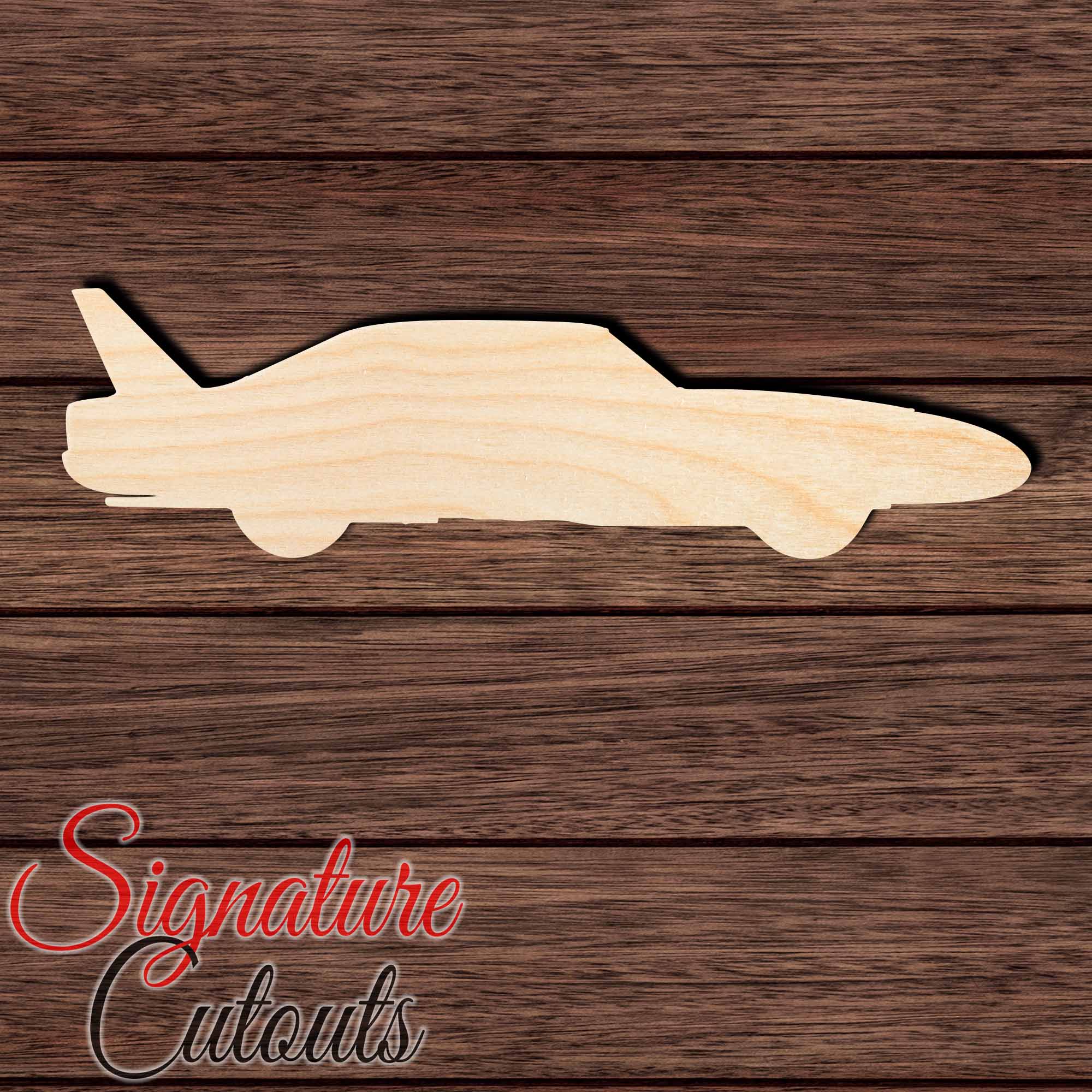 Plymouth Superbird Shape Cutout in Wood Craft Shapes & Bases Signature Cutouts 