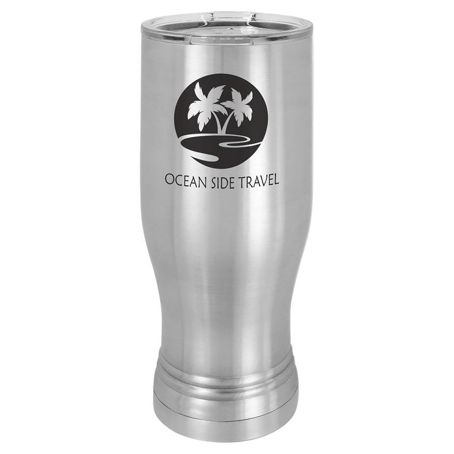 Polar Camel 20oz Stainless Steel Pilsner Travel Mugs Signature Cutouts Stainless Standard 
