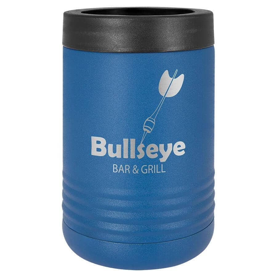 Polar Camel Stainless Steel Insulated Beverage/Can Holder Signature Cutouts Royal Blue 