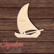 Polynesian-Style Outrigger Canoe Shape Cutout Craft Shapes & Bases Signature Cutouts 