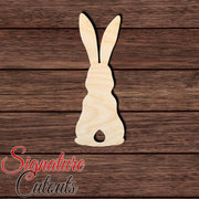Rabbit 039 Shape Cutout in Wood Craft Shapes & Bases Signature Cutouts 