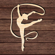 Ribbon Dancer 001 Shape Cutout