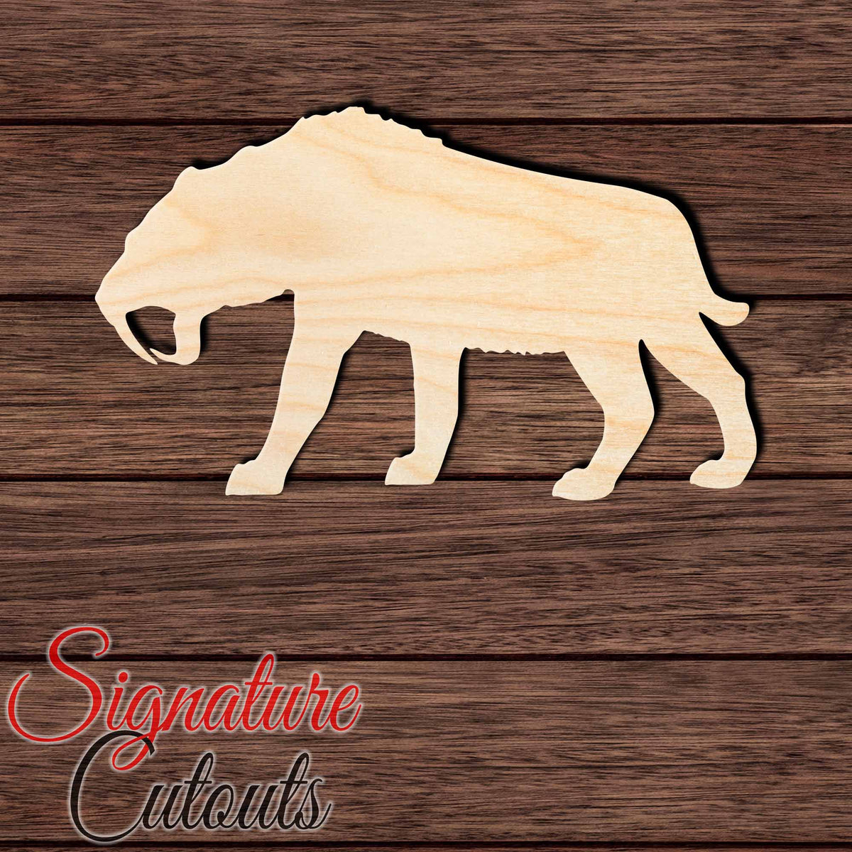 Sabertooth Tiger 001 Shape Cutout – Signature Custom Works