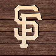 San Francisco 001 Shape Cutout in Wood Craft Shapes & Bases Signature Cutouts 