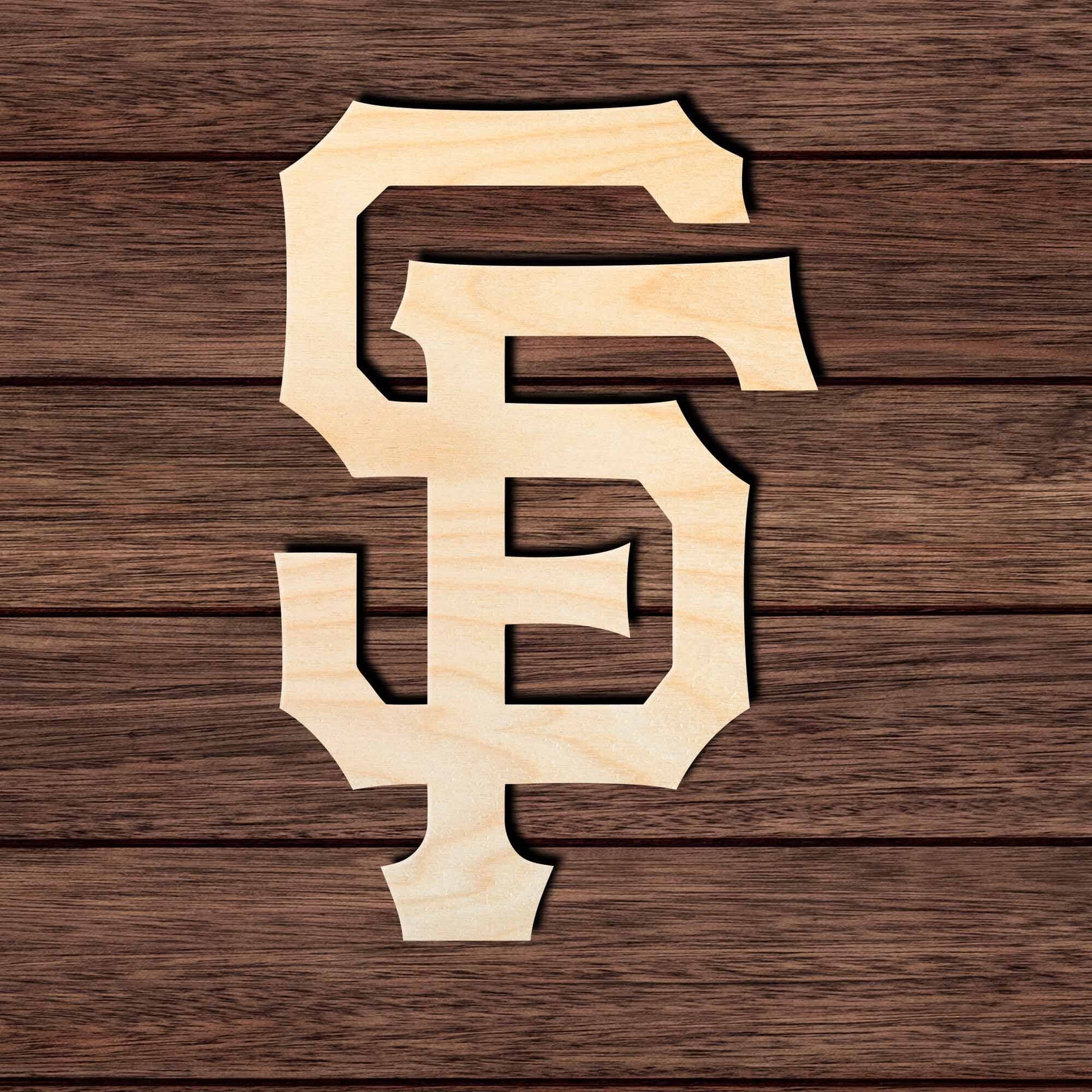 San Francisco 001 Shape Cutout in Wood Craft Shapes & Bases Signature Cutouts 