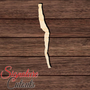 Seneca Lake Shape Cutout Craft Shapes & Bases Signature Cutouts 