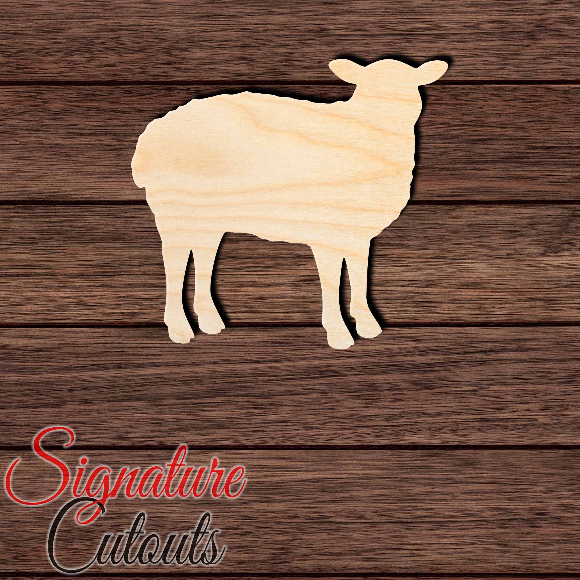 Sheep 002 Shape Cutout – Signature Custom Works