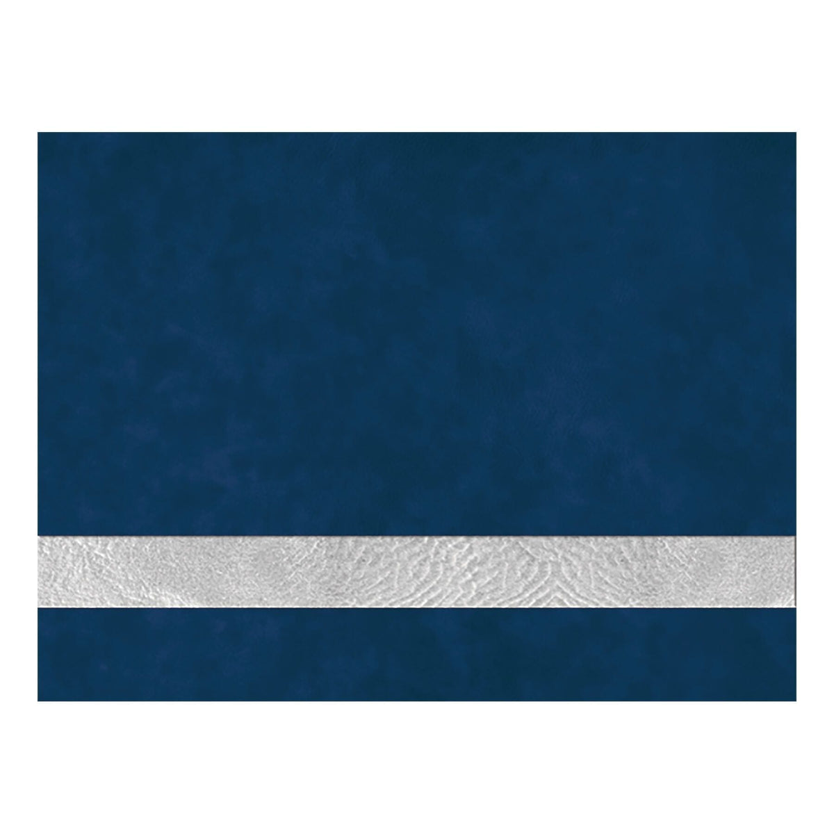 Sheet Stock w/Adhesive Backing, Laserable Leatherette, 12" x 18" Signature Cutouts Blue/Silver 