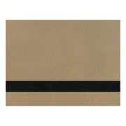 Sheet Stock w/Adhesive Backing, Laserable Leatherette, 12" x 18" Signature Cutouts Light Brown/Black 
