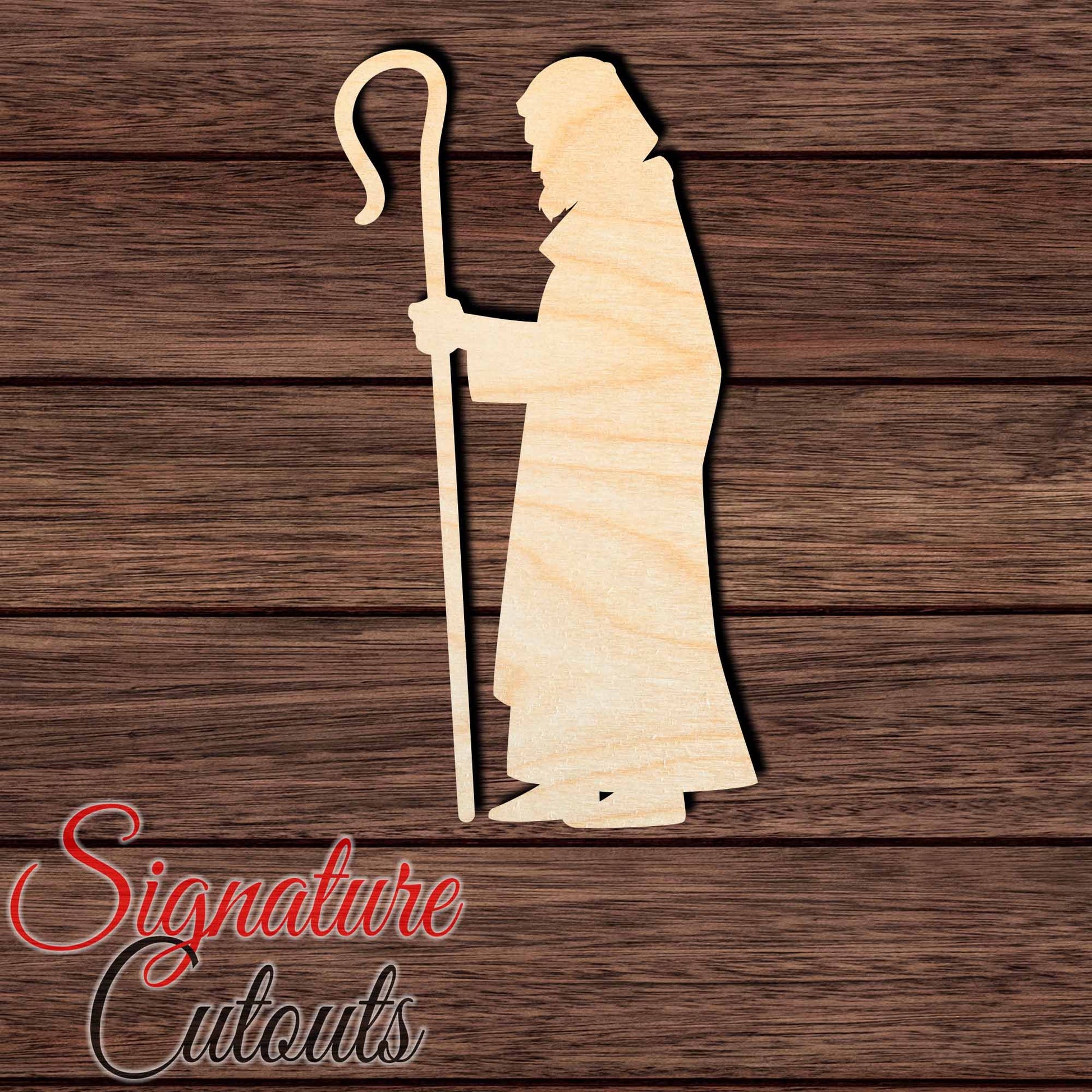 Shepherd 001 Shape Cutout in Wood Craft Shapes & Bases Signature Cutouts 