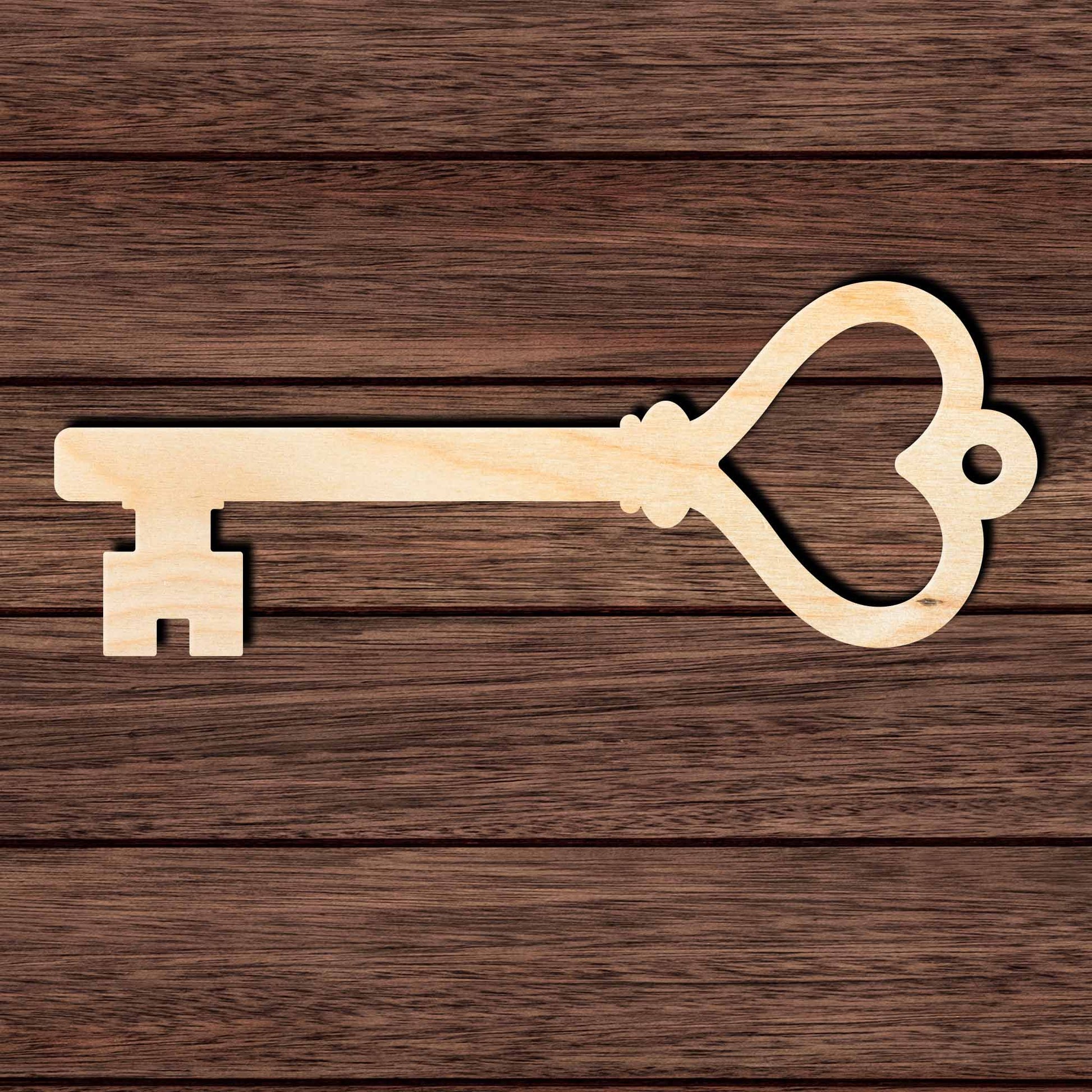 Skeleton Key 003 Shape Cutout Craft Shapes & Bases Signature Cutouts 