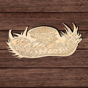 Sombrero de Paja (Straw Hat) Paint by Line -  Shape Cutout