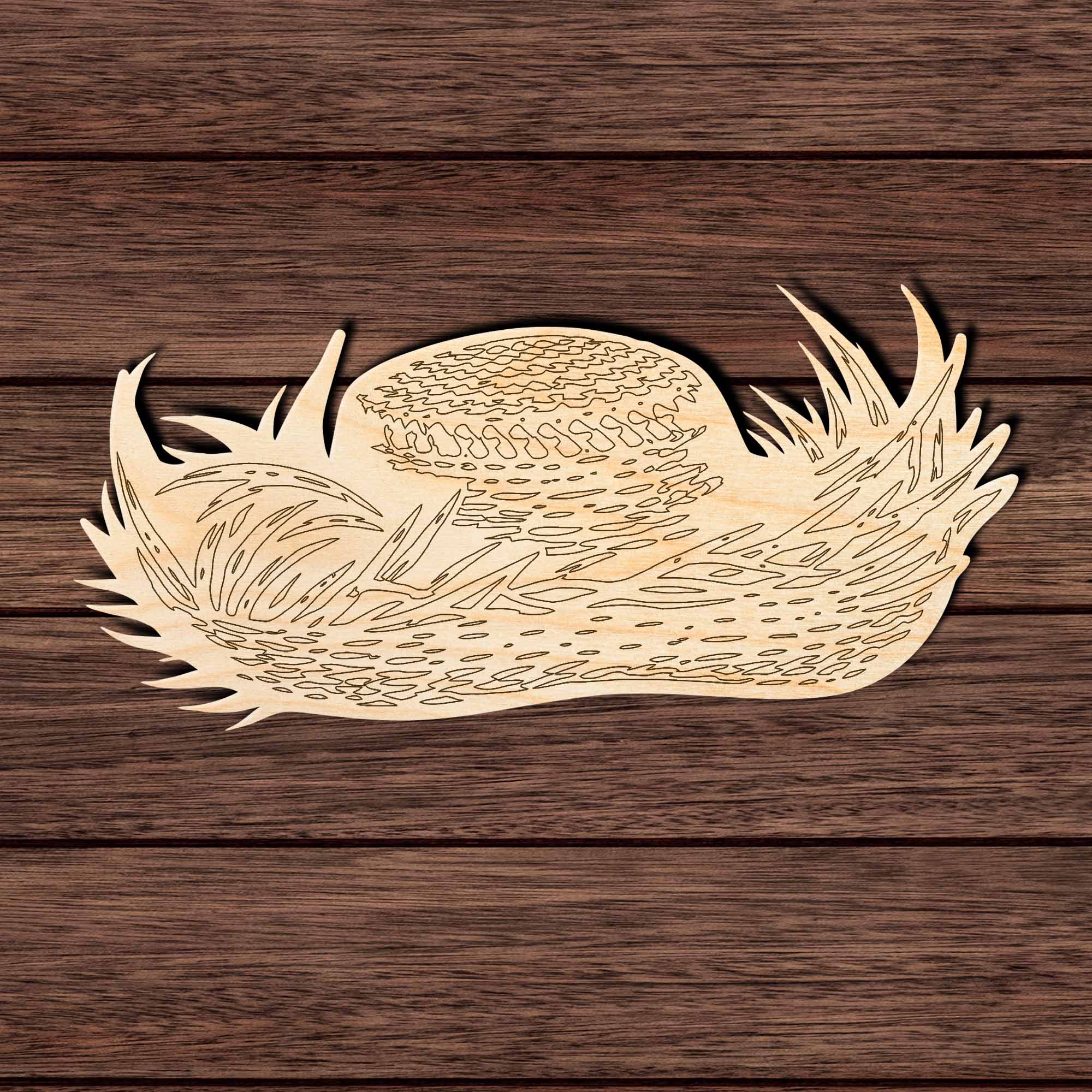 Sombrero de Paja (Straw Hat) Paint by Line -  Shape Cutout