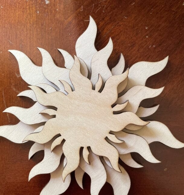 Sun 002 Shape Cutout Craft Shapes & Bases Signature Cutouts 