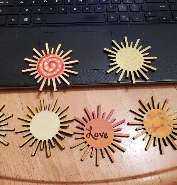 Sun 003 Shape Cutout Craft Shapes & Bases Signature Cutouts 