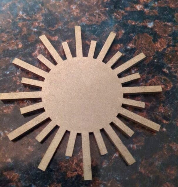 Sun 003 Shape Cutout Craft Shapes & Bases Signature Cutouts 