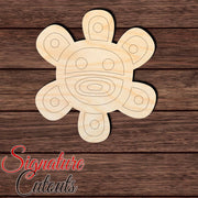 Taino Sun 001 - Paint by Line Shape Cutout