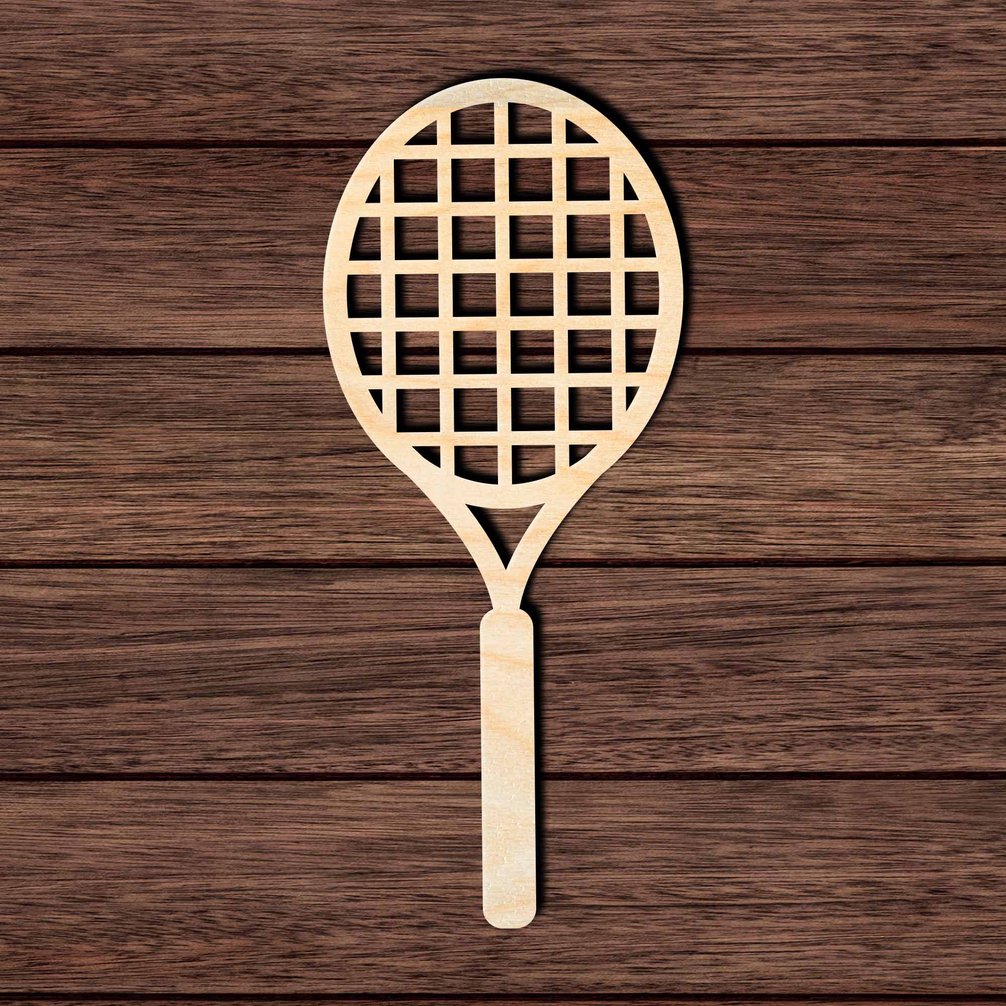 Tennis Racket 002 Shape Cutout
