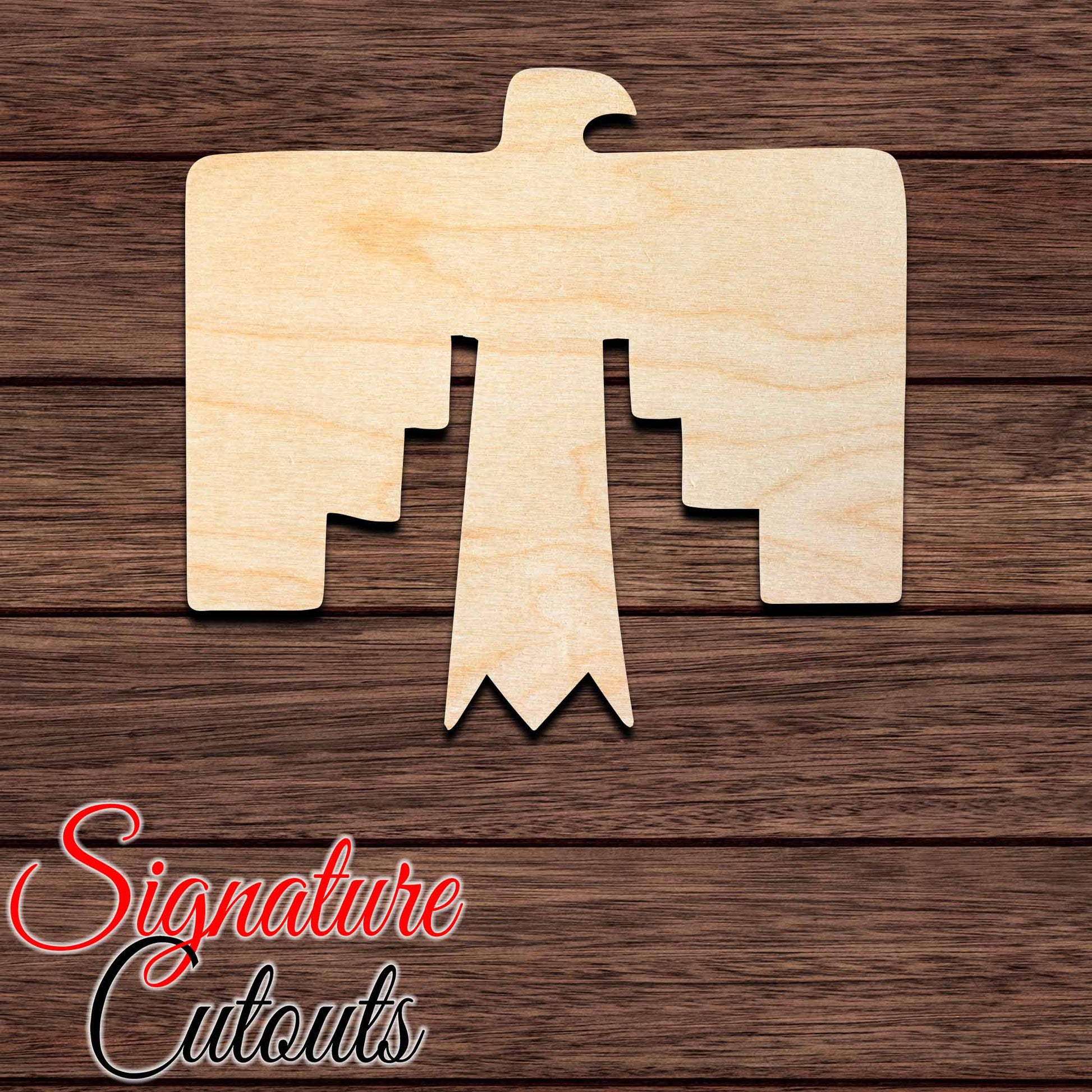 Thunderbird 001 Shape Cutout Craft Shapes & Bases Signature Cutouts 