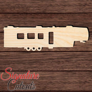 Travel Trailer Toy Hauler 001 Shape Cutout Craft Shapes & Bases Signature Cutouts 