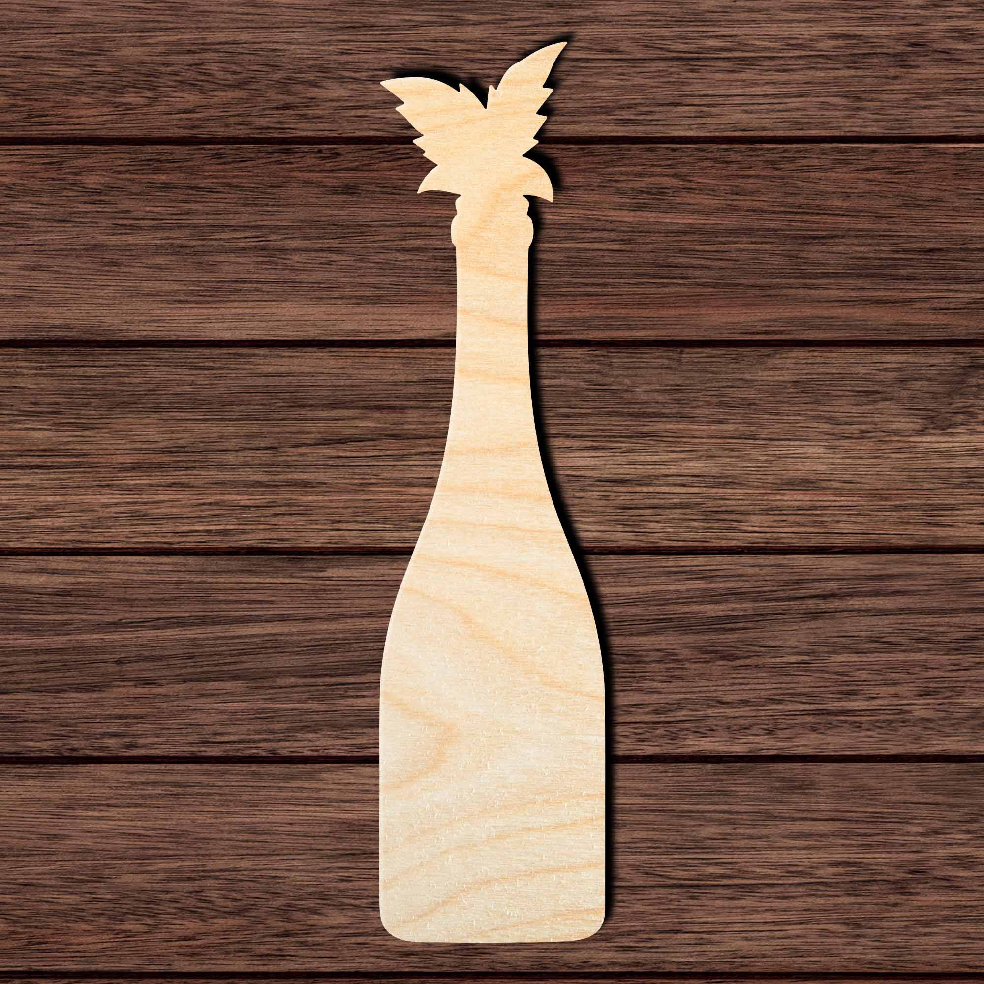 Tropical Chamapange Bottle -  Shape Cutout