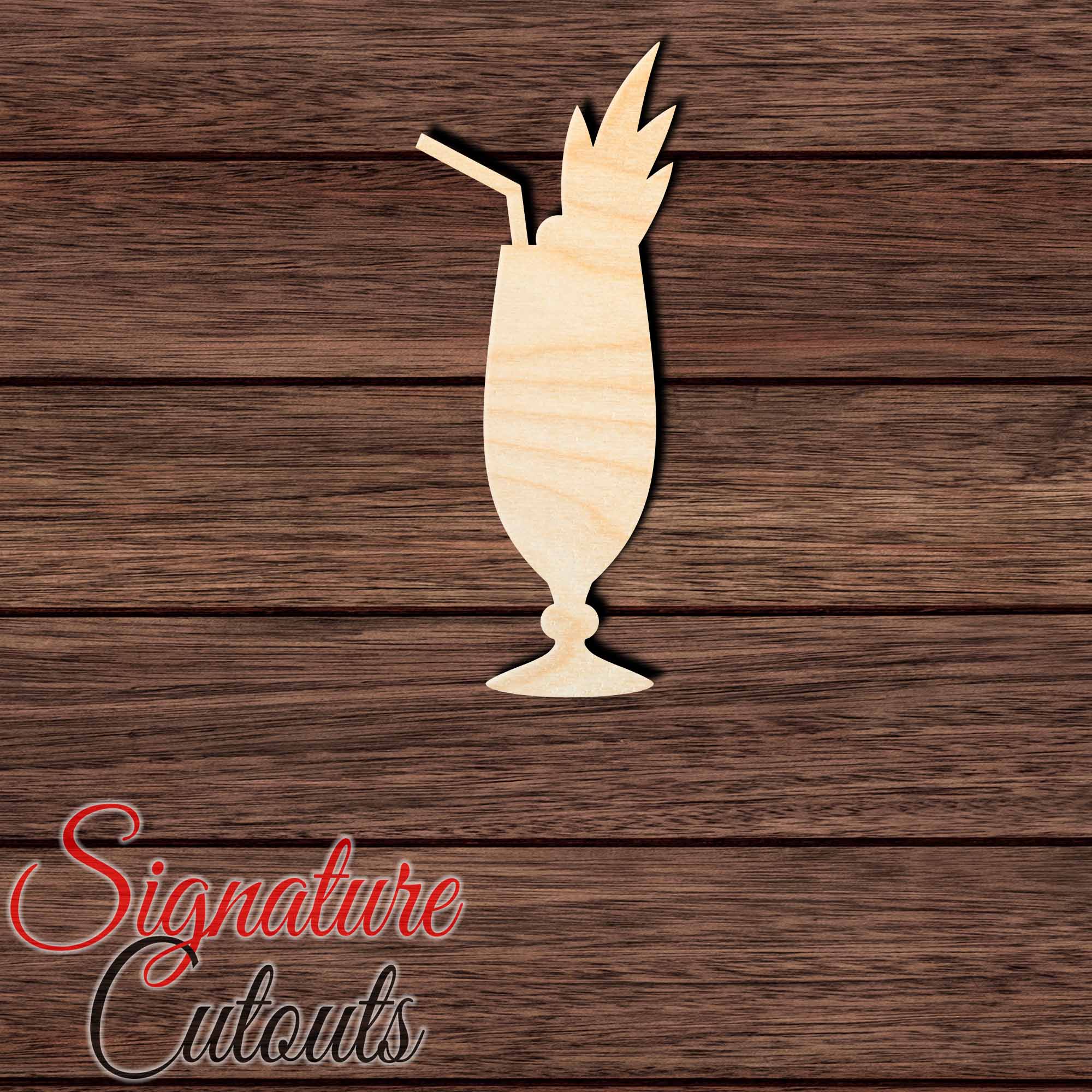 Tropical Drink 001 -  Shape Cutout