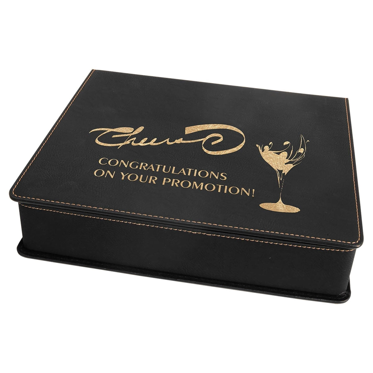 Wine Tool Set 5-Piece, Laserable Leatherette Signature Cutouts Black/Gold 
