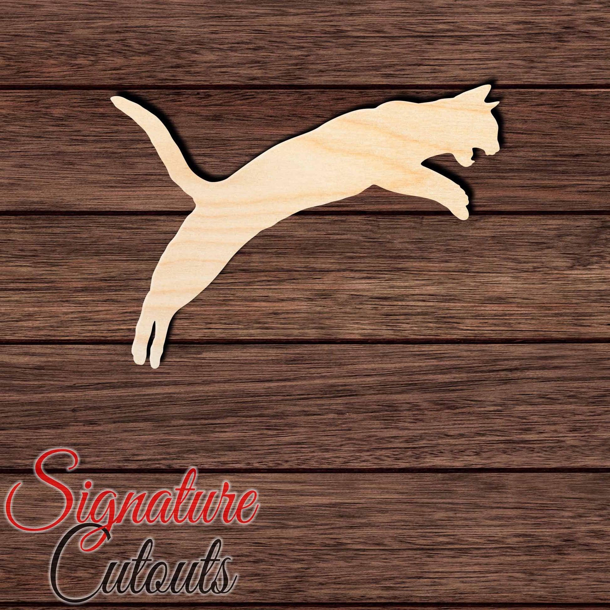 Abyssinian Cat 004 Shape Cutout in Wood, Acrylic or Acrylic Mirror - Signature Cutouts