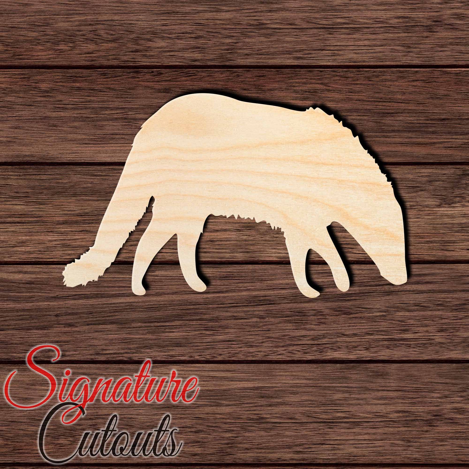 African Civet 001 Shape Cutout in Wood, Acrylic or Acrylic Mirror - Signature Cutouts