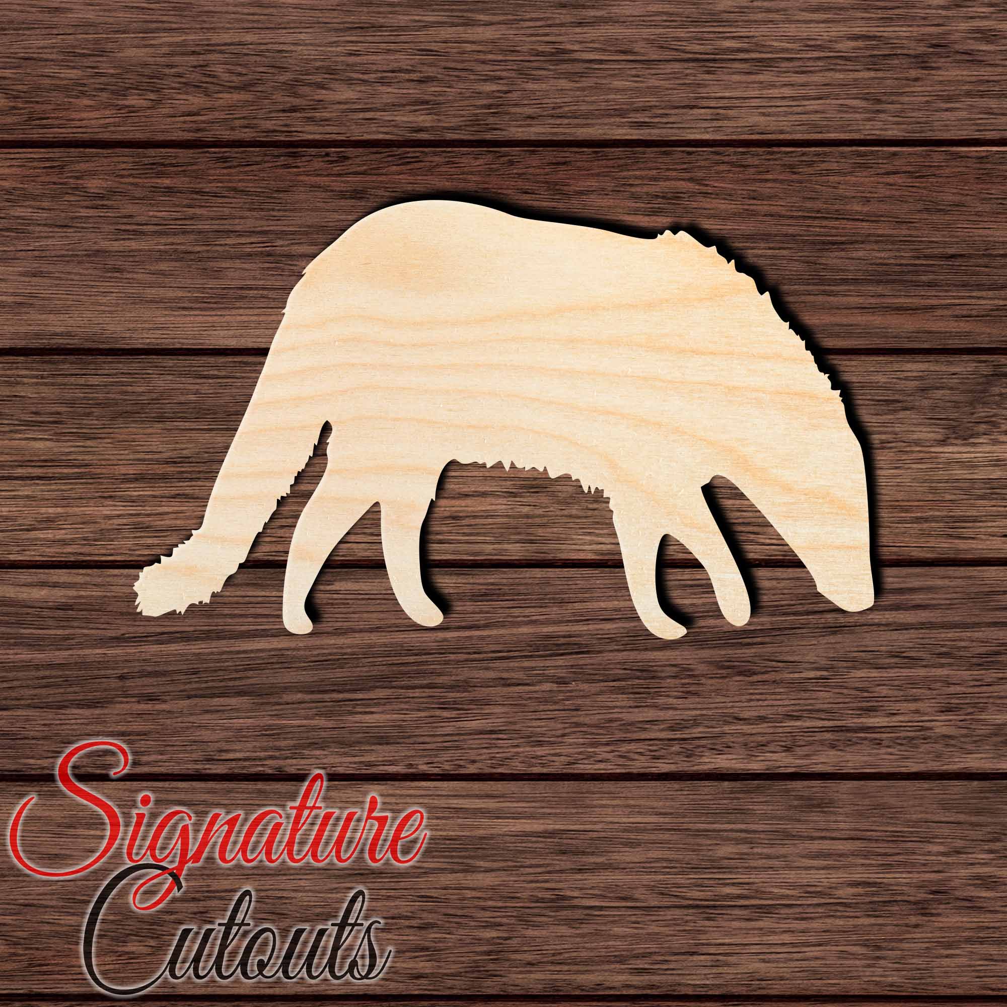 African Civet 001 Shape Cutout in Wood, Acrylic or Acrylic Mirror - Signature Cutouts