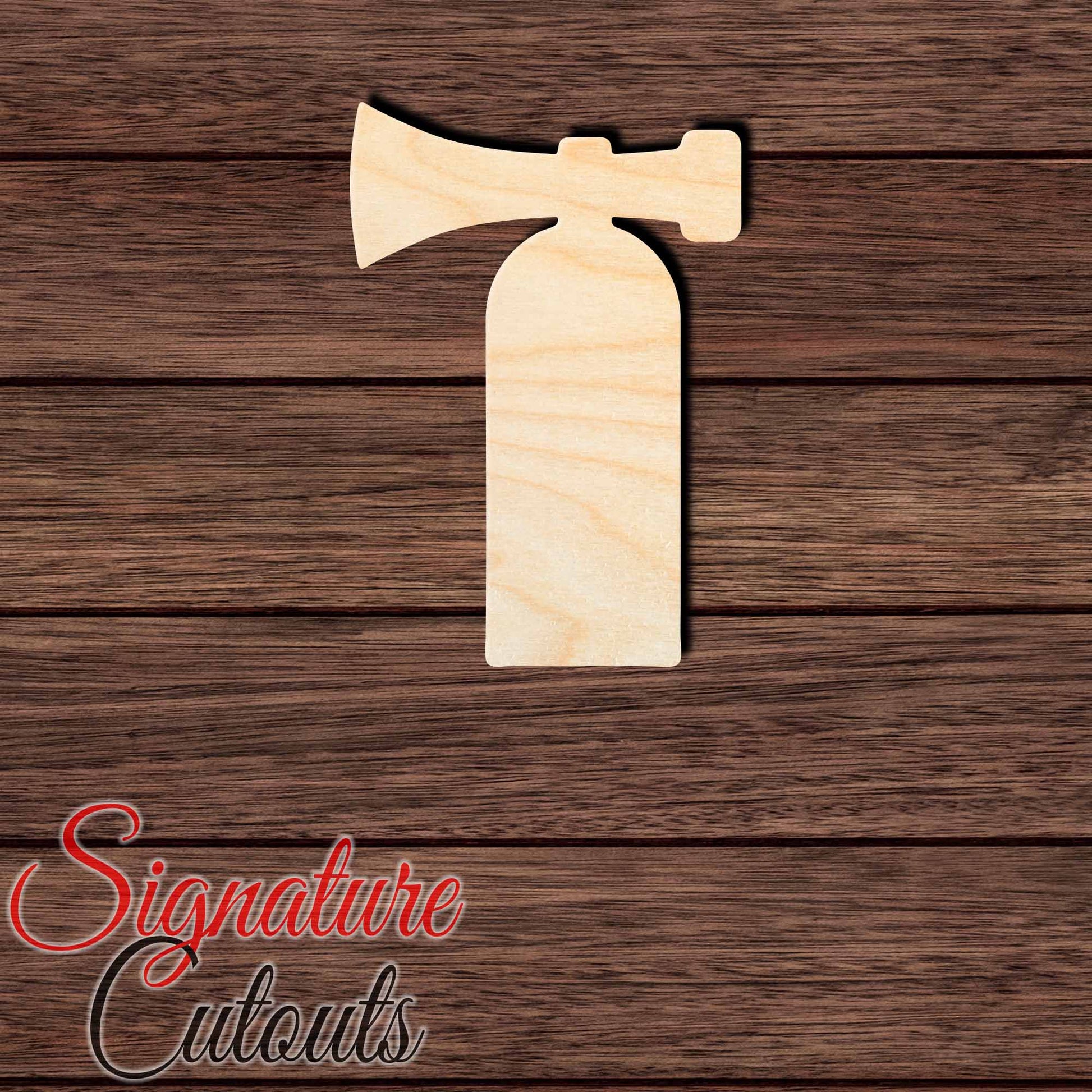 Air Horn 001 Shape Cutout in Wood, Acrylic or Acrylic Mirror - Signature Cutouts