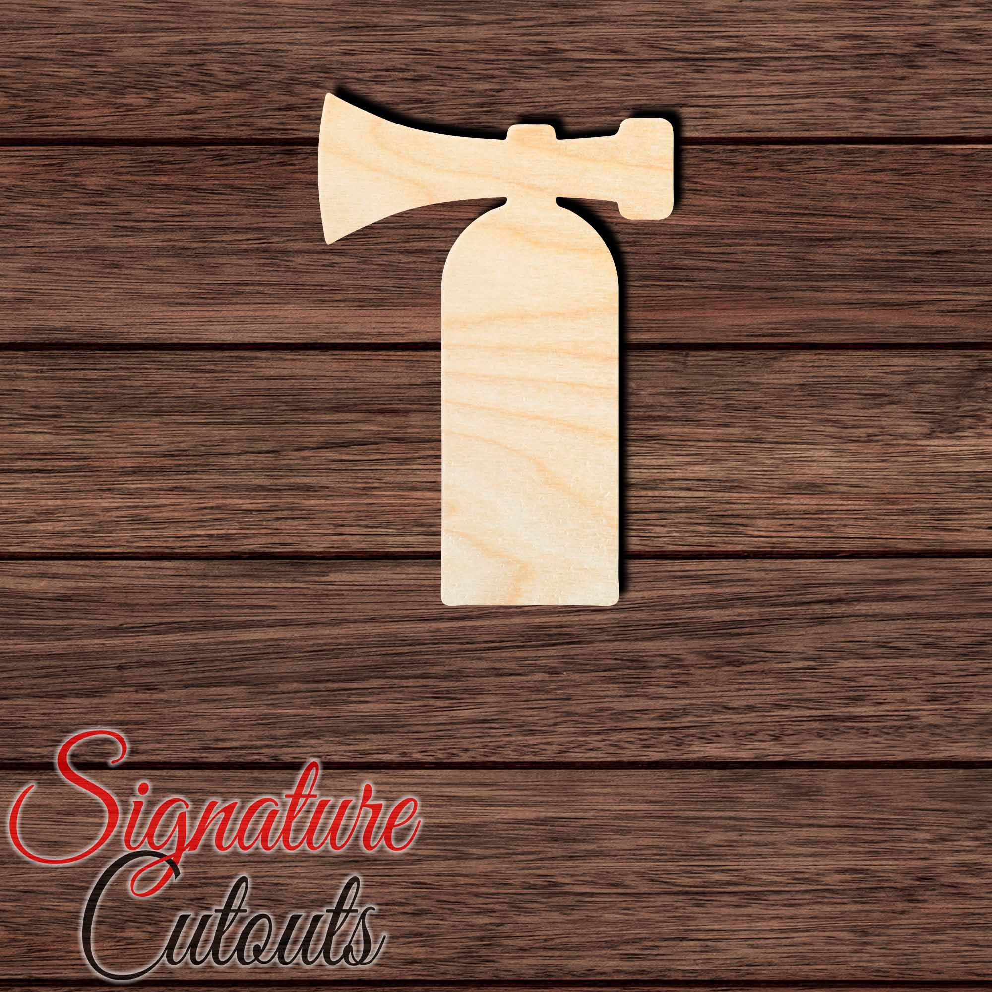 Air Horn 001 Shape Cutout in Wood, Acrylic or Acrylic Mirror - Signature Cutouts