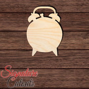 Alarm Clock Shape Cutout in Wood, Acrylic or Acrylic Mirror - Signature Cutouts