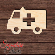 Ambulance Vehicle 001 Shape Cutout - Signature Cutouts