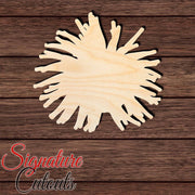 Anemone 001 Shape Cutout in Wood, Acrylic or Acrylic Mirror - Signature Cutouts