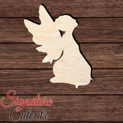 Angel 006 Shape Cutout in Wood, Acrylic or Acrylic Mirror - Signature Cutouts